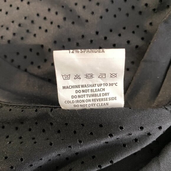 Zyia Active Tank Top Mesh Black Polyester Spandex - Picture 6 of 6